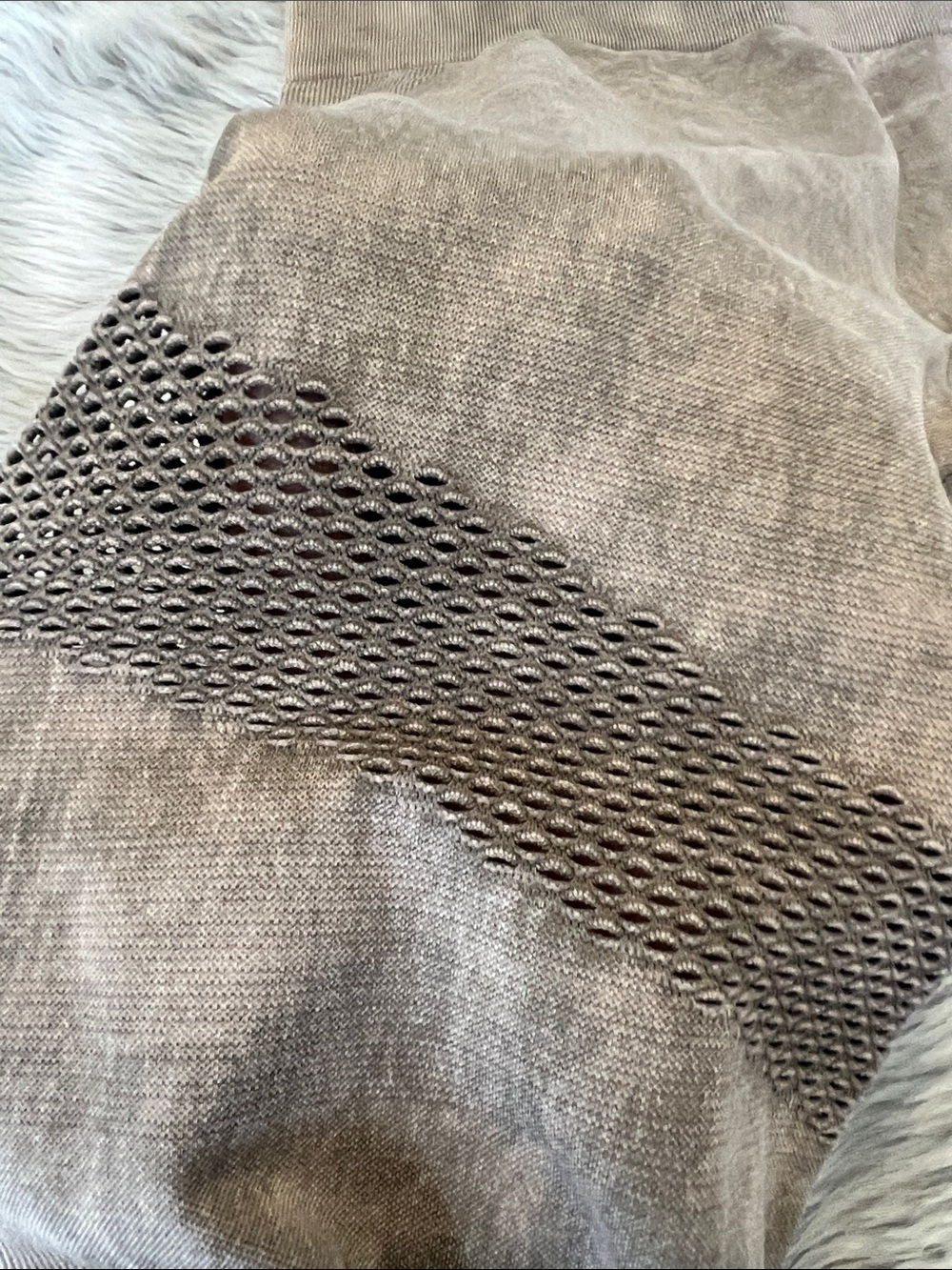 blanc noir Taupe Sculpting Leggings - Picture 3 of 9